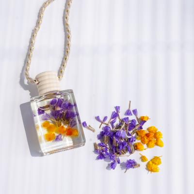 Purple and Red Flowe Car Diffuser Bottle