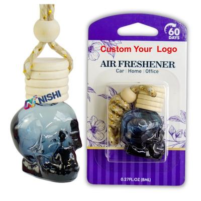 Navy blue skull Car Perfume