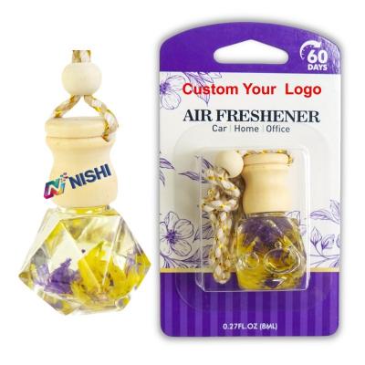 Yellow diamond shaped bottle Car Perfume